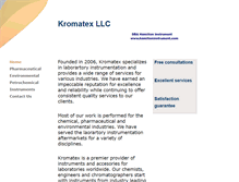 Tablet Screenshot of kromatex.com